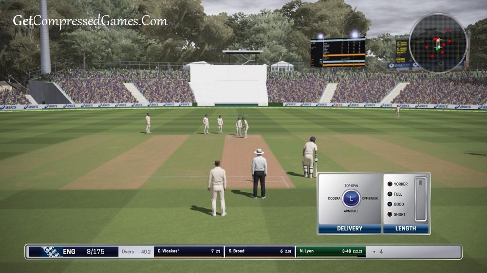 Ashes Cricket Gameplay