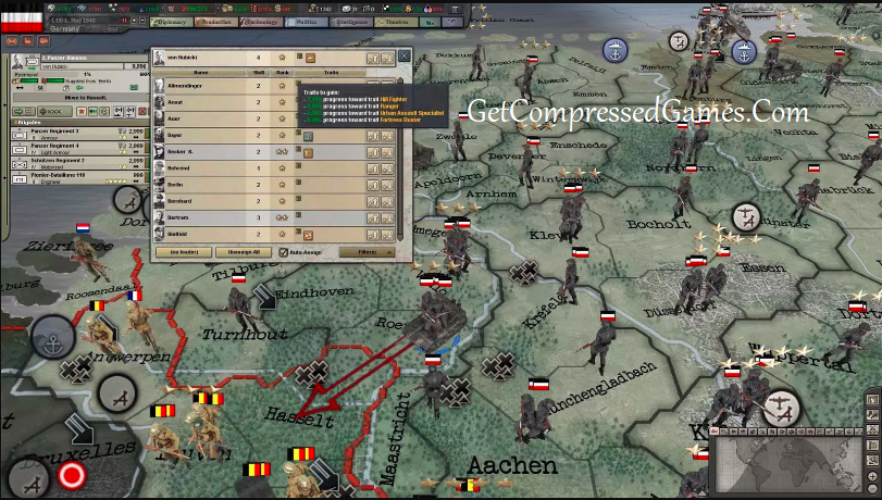 Hearts of Iron III Gameplay