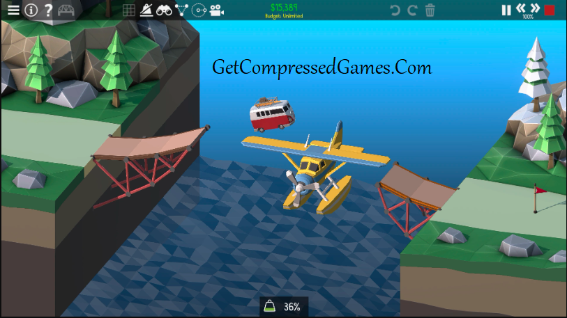 Poly Bridge 2 Gameplay