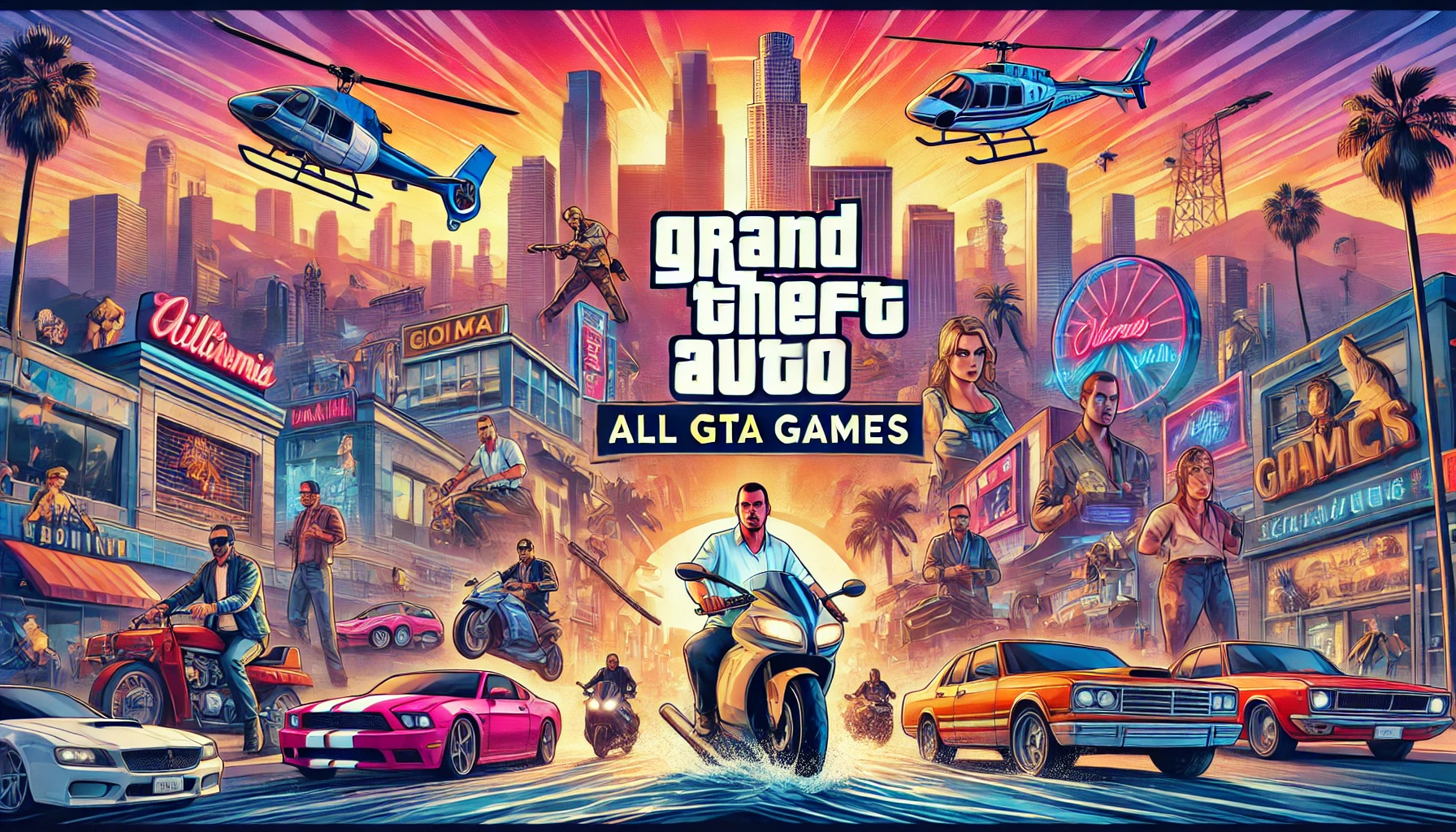 All GTA Games in Order